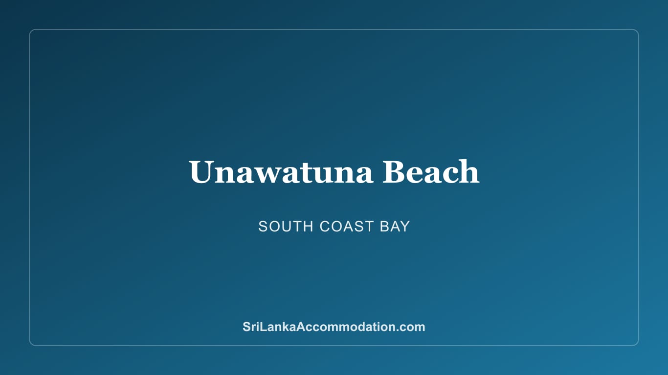 Unawatuna Beach: Sri Lanka's Favourite Bay
