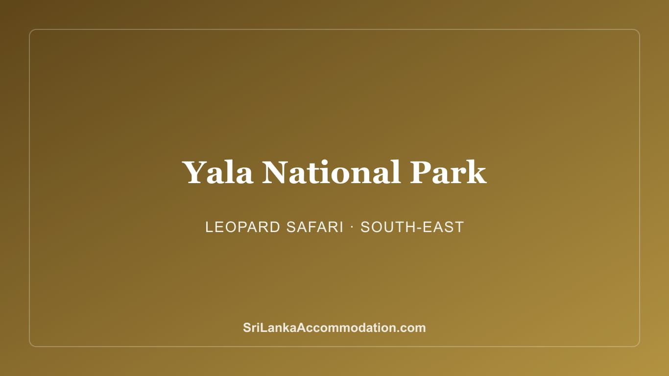 Yala National Park: Leopard Safari Guide